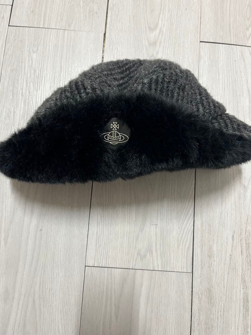 最終価格！美品　ヴィヴィアンウエストウッド　2wayボアハット