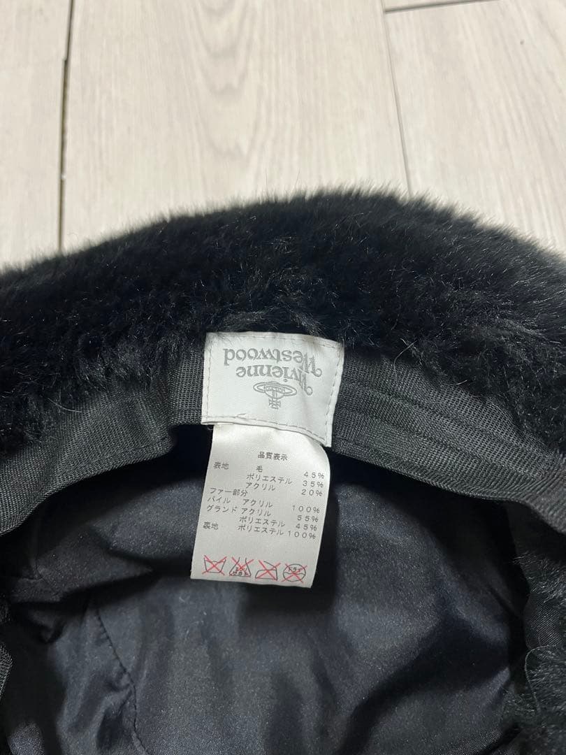 最終価格！美品　ヴィヴィアンウエストウッド　2wayボアハット