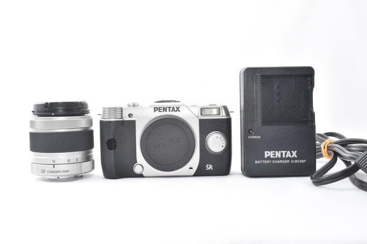 【美品】ペンタックス PENTAX Q10 シルバー レンズキット