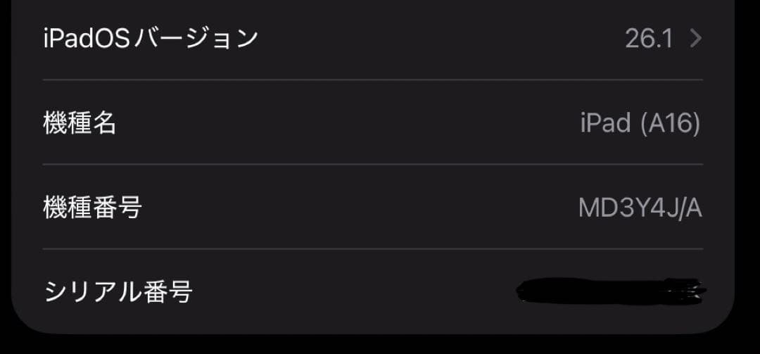 iPad A16 Wi-Fiモデル シルバー 128GB