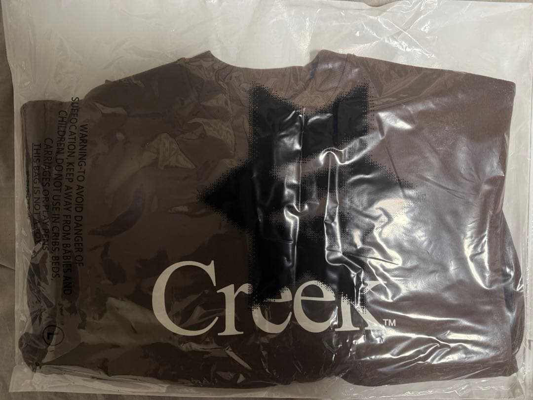 Creek × whimsysocks brown スウェット　L