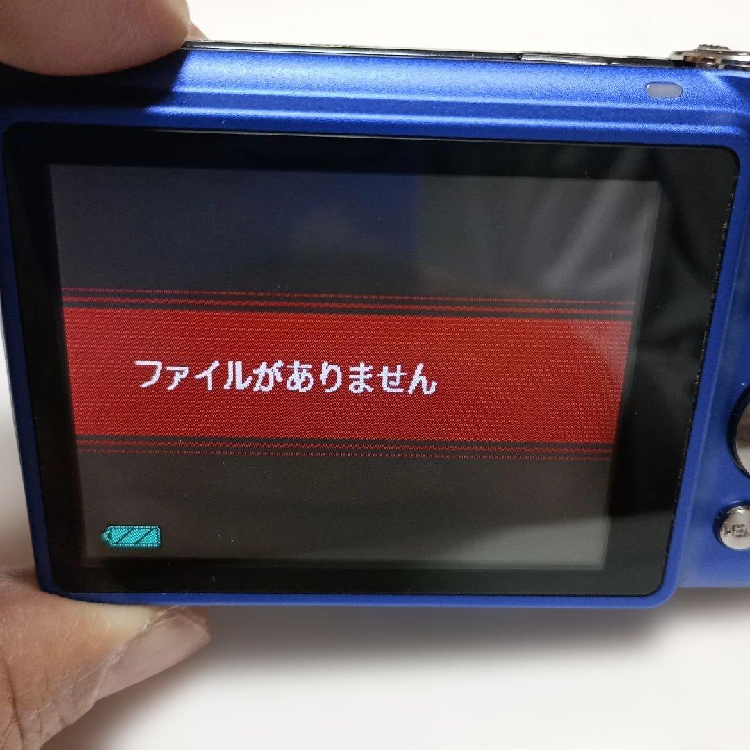 【美品】デジタルカメラ　CASIO　EXILIM EX-Z330　ブルー　中古