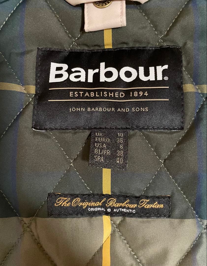 Barbour　バブアー 別注kintra liner　ナチュラル