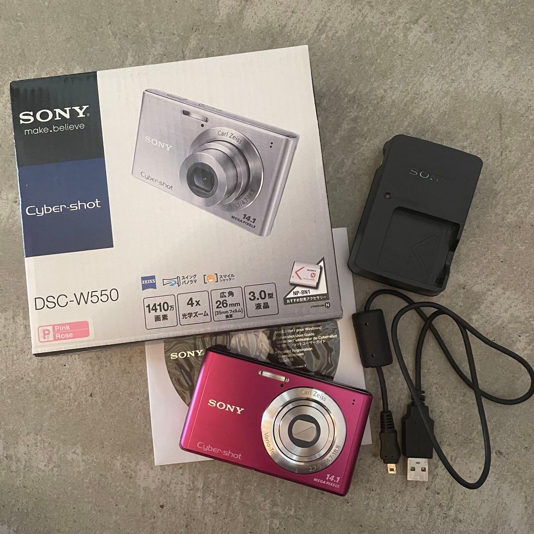 美品 SONY Cyber-shot DSC-W550 ピンク