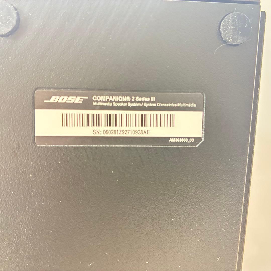 BOSE Companion2 SeriesⅢスピーカー PC
