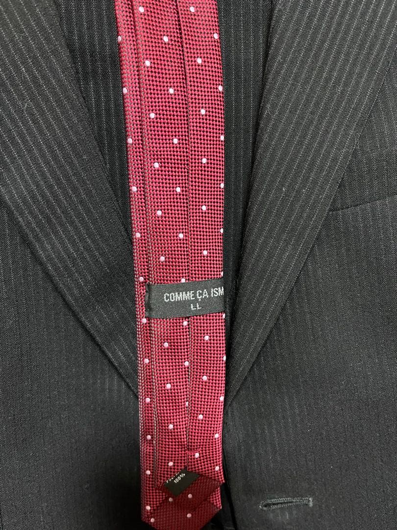 りとみと　COMME CA ISM卒業160黒フォーマルスーツ4点セット