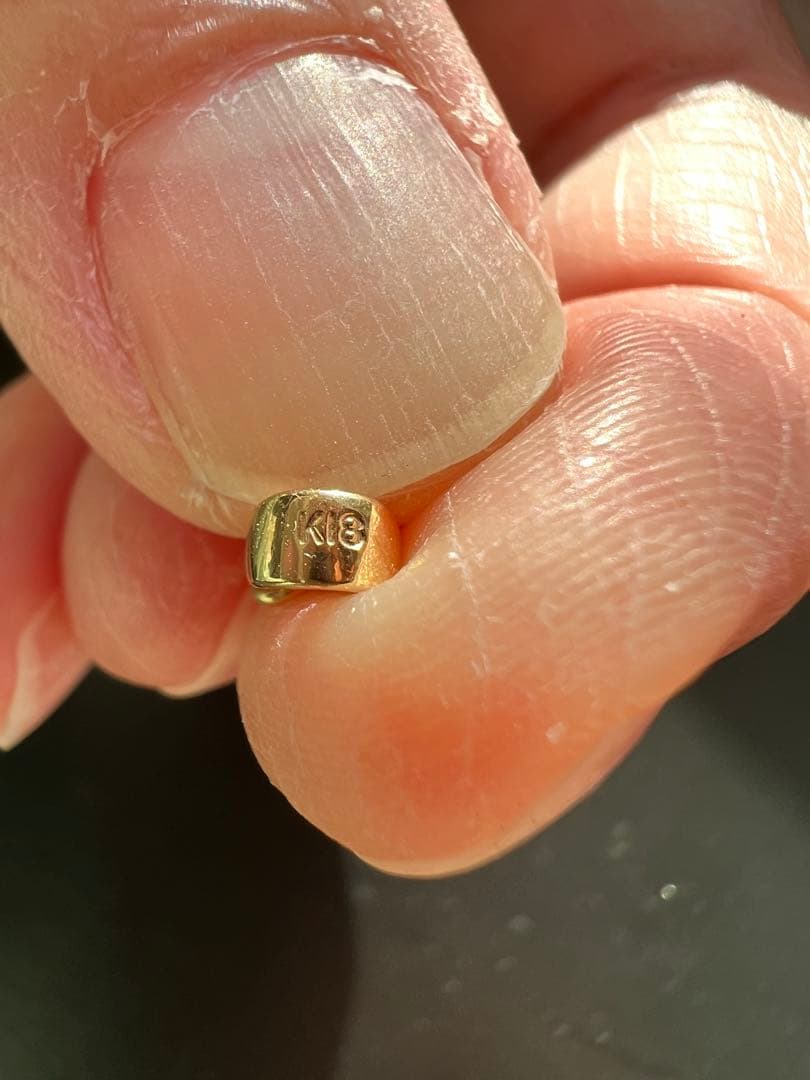 ルビーk18ペンダントトップ