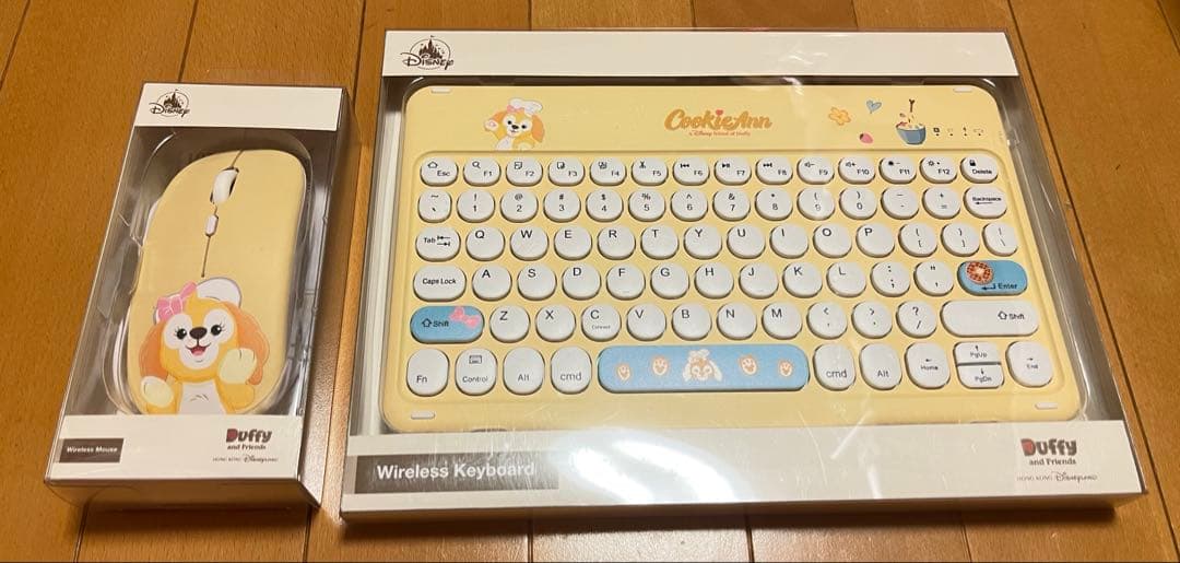 香港ディズニー クッキーアン キーボード マウス 日本未発売！新品未開封