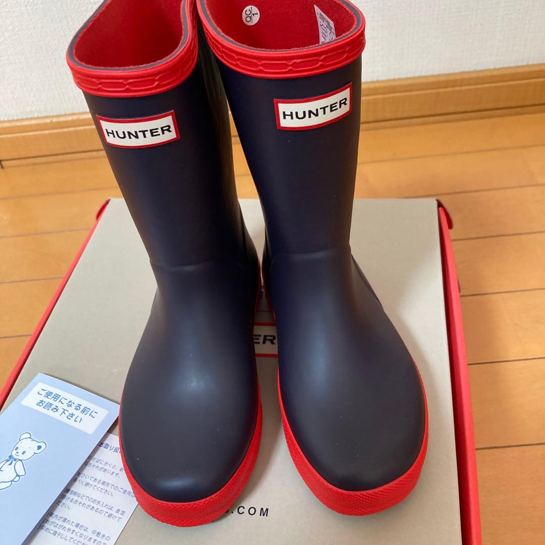 ファミリア×ハンター　キッズ　レインシューズ　19.3cm 未使用　長靴