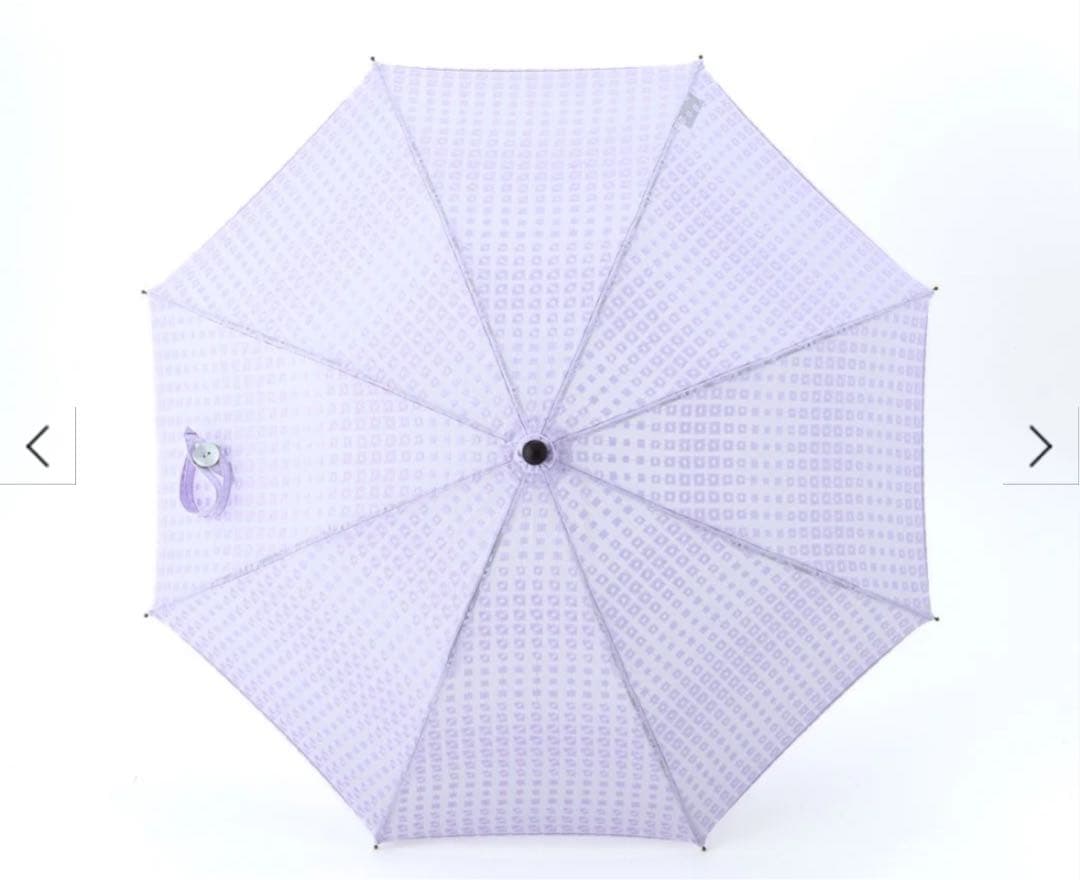 ボンボンストア　日傘　スクエアエンブロイダリー日傘（ラベンダー）