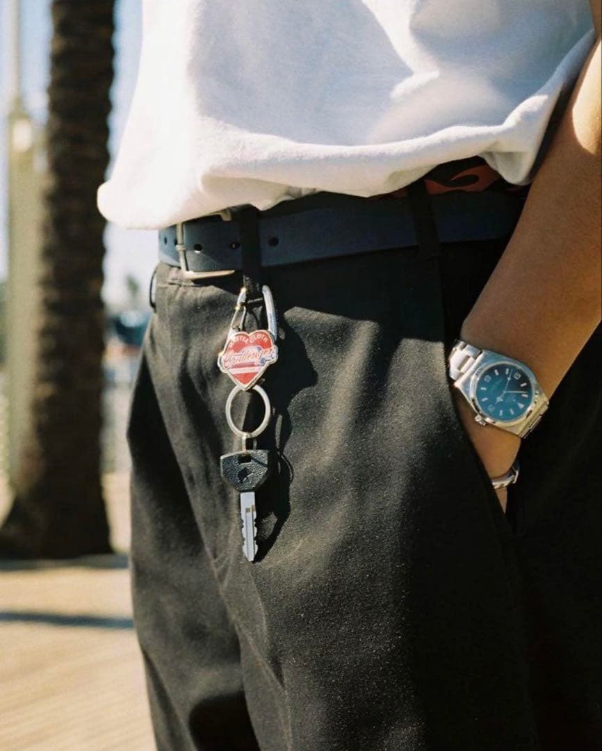 交渉可能　CHALLENGER ハート型　カラビナ