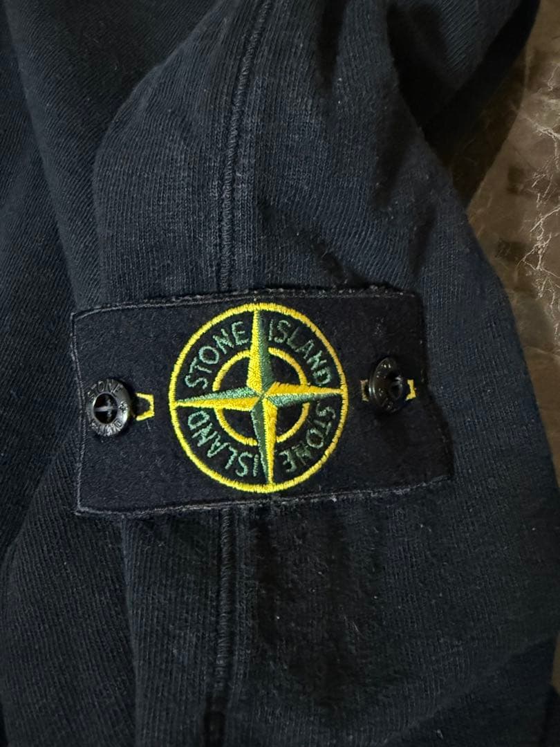 【2024モデル】Stone  ブラック　クルーネック トレーナー