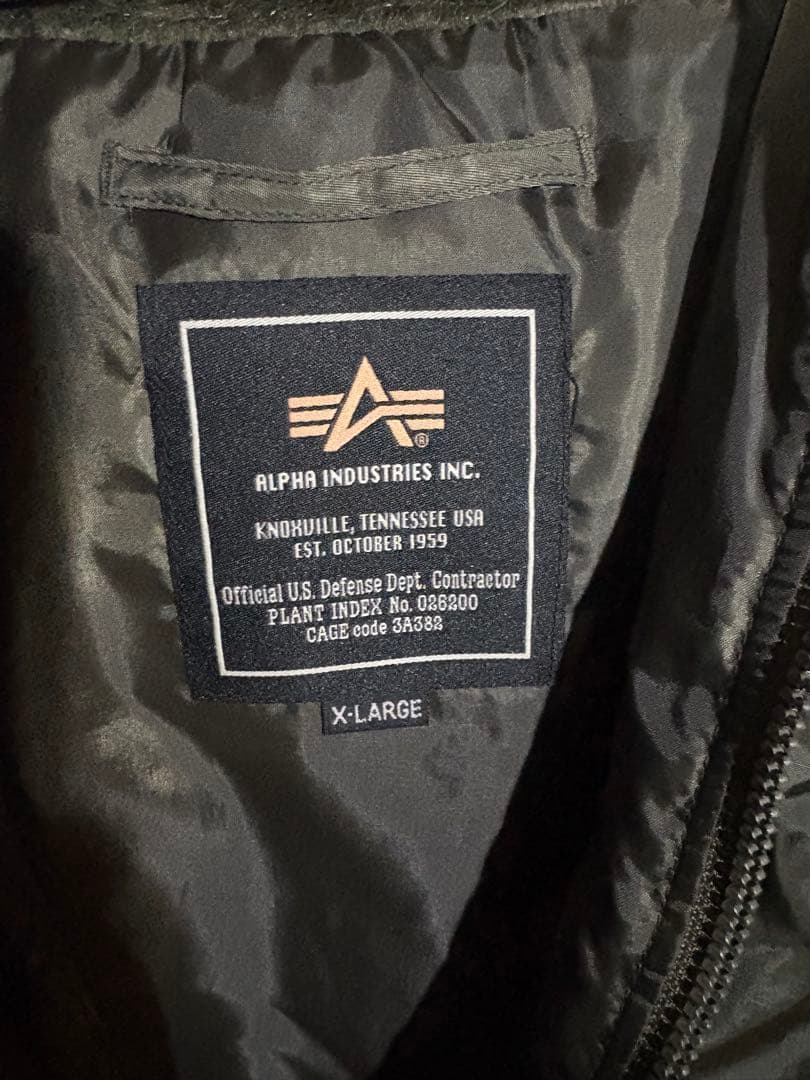 ★くまげ★ アルファ インダストリーズ★Nー3B★X-LARGE★