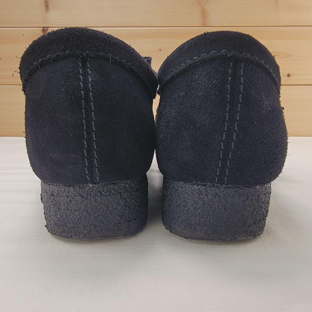 クラークス ワラビー ロー カット ブラック スエード 黒 UK4 23cm