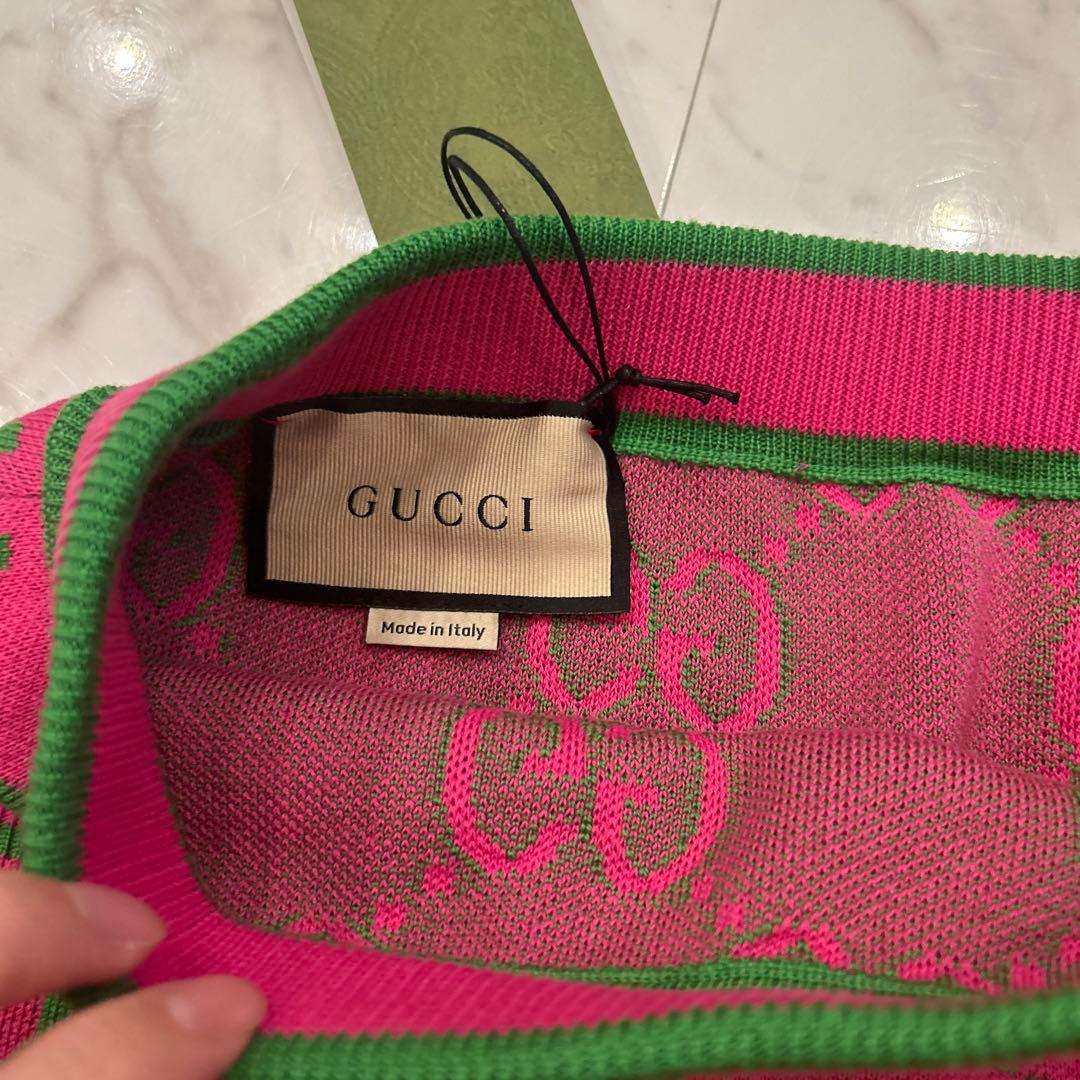 GUCCI GGロゴ ピンク　スカート