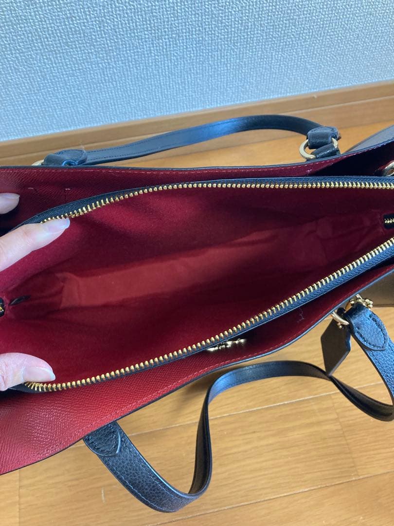 【COACH（コーチ）】トート ビジネスバッグ　黒　A4対応