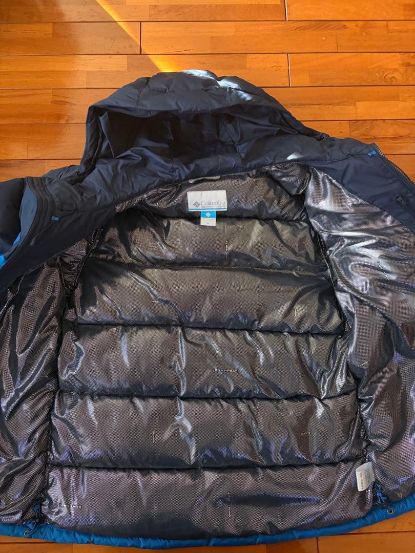 Columbia ダウンジャケット 青/ネイビー