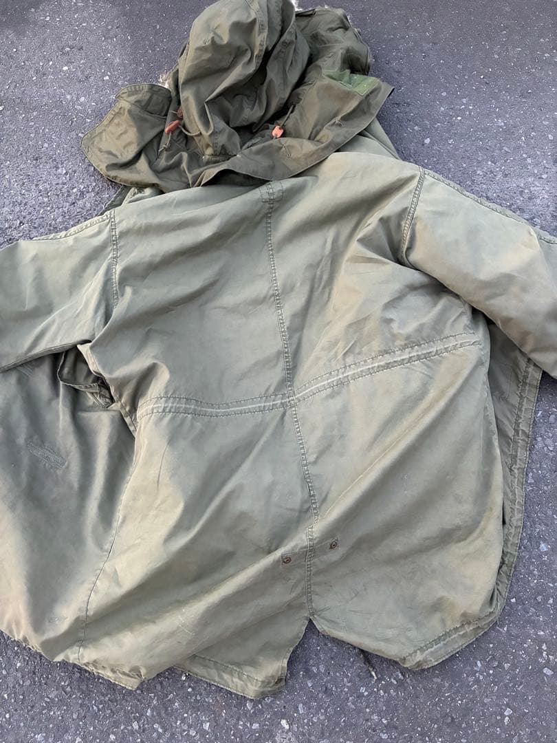 【米軍実物】72y M65 77yライナー付き 83yフード アルミジップ