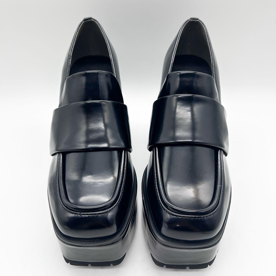 未使用✨MAISON SPECIAL ボリュームソールローファー 38 ブラック