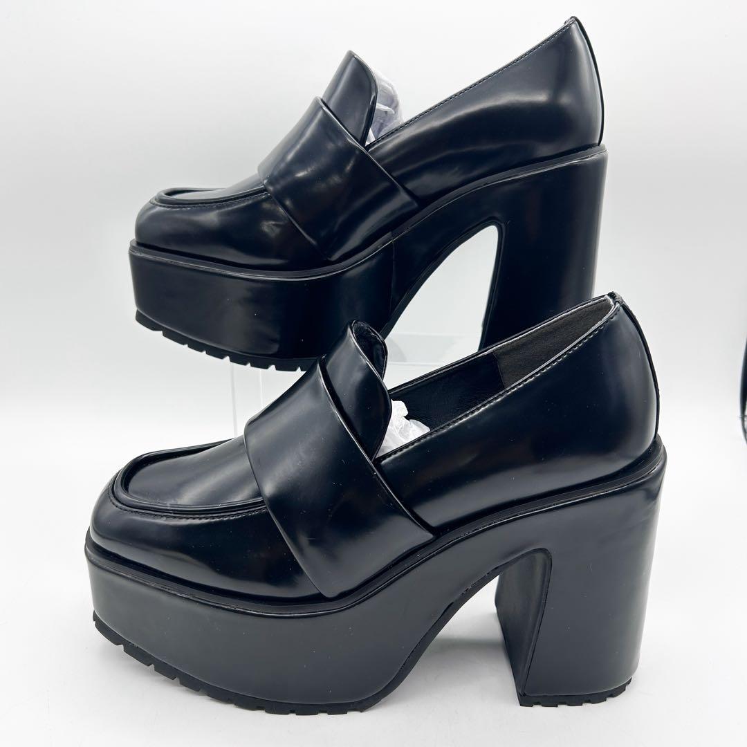 未使用✨MAISON SPECIAL ボリュームソールローファー 38 ブラック