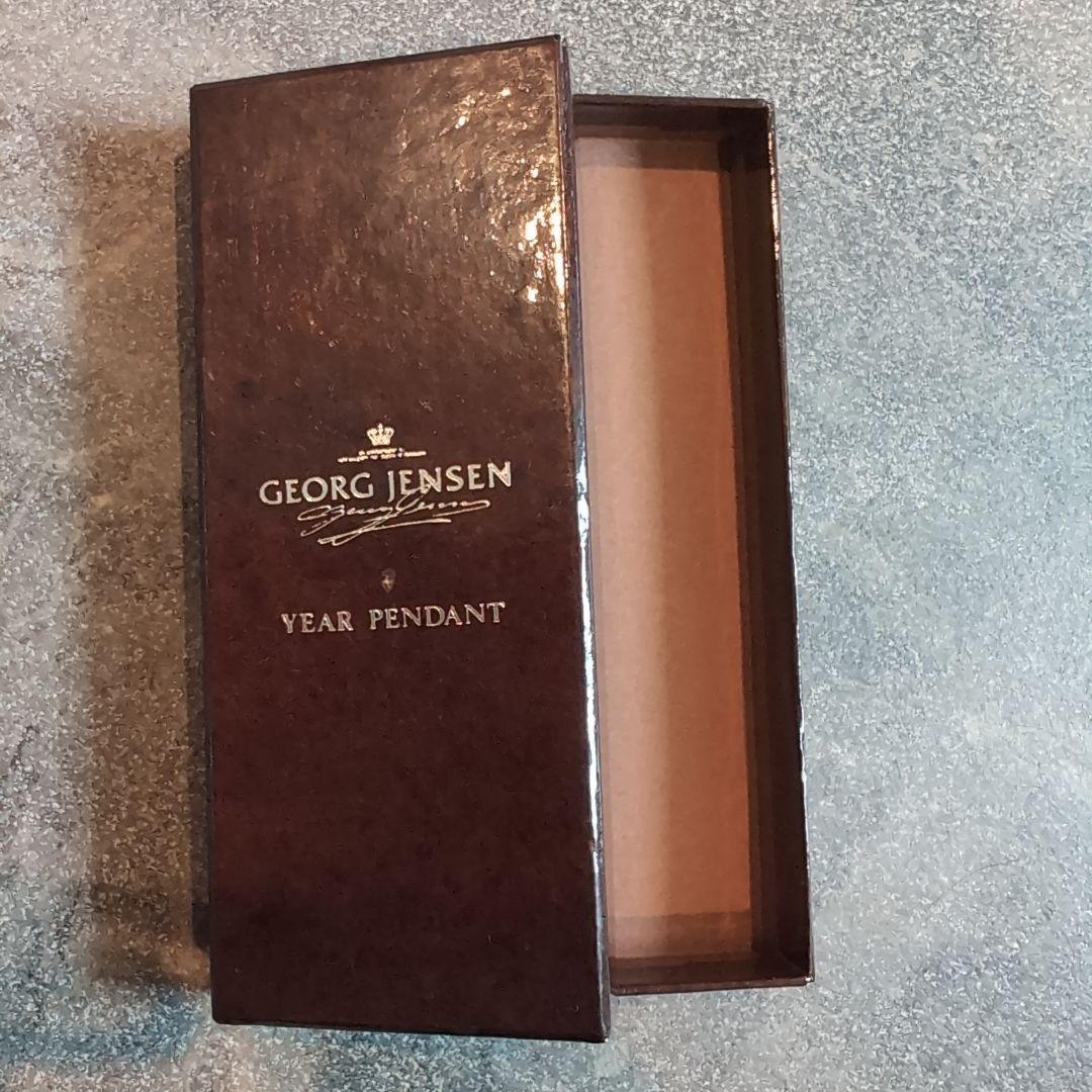 ジョージジェンセン　イヤーペンダント琥珀 2001年製