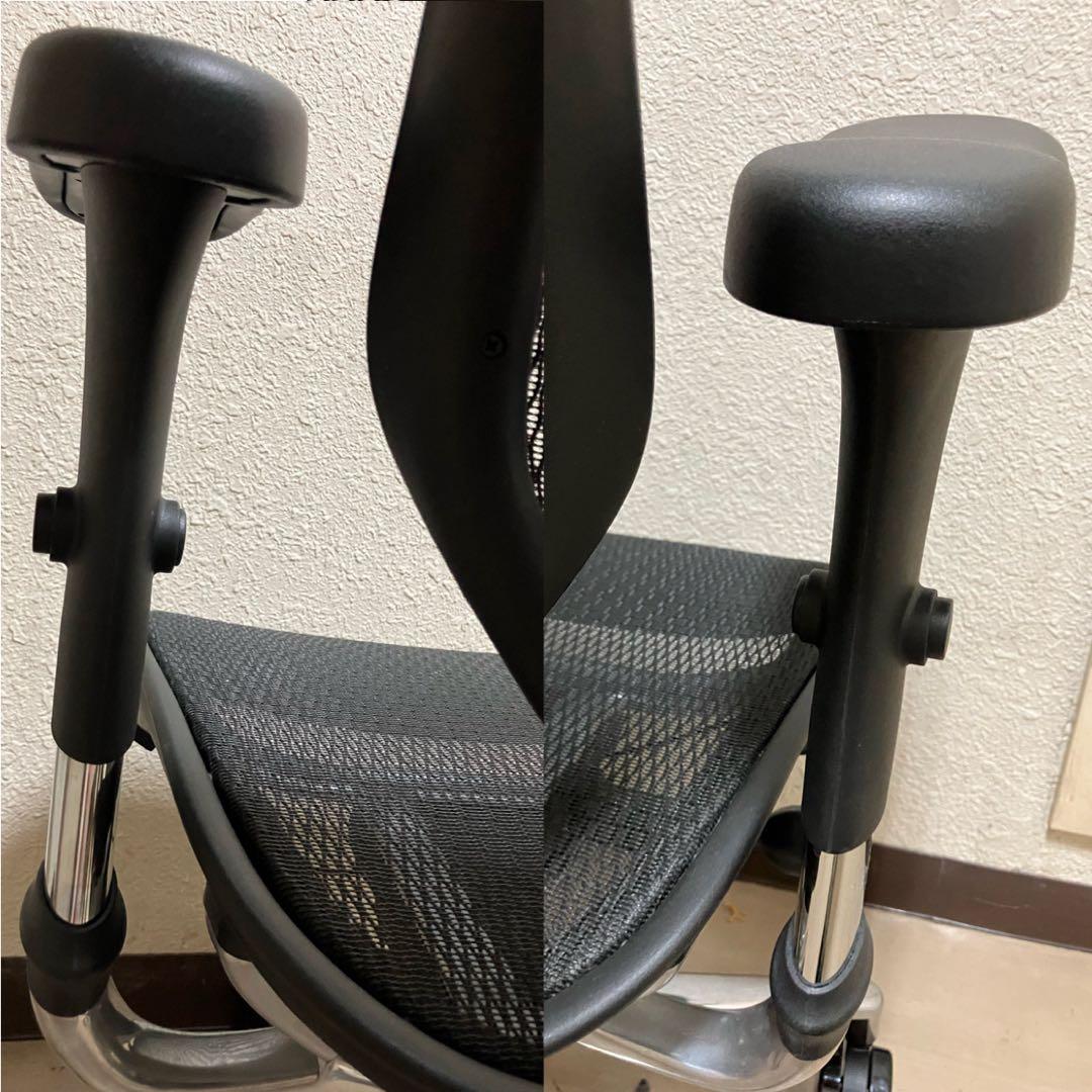 エンジョイ Ergohumanエルゴヒューマン 肘付きオフィスチェア
