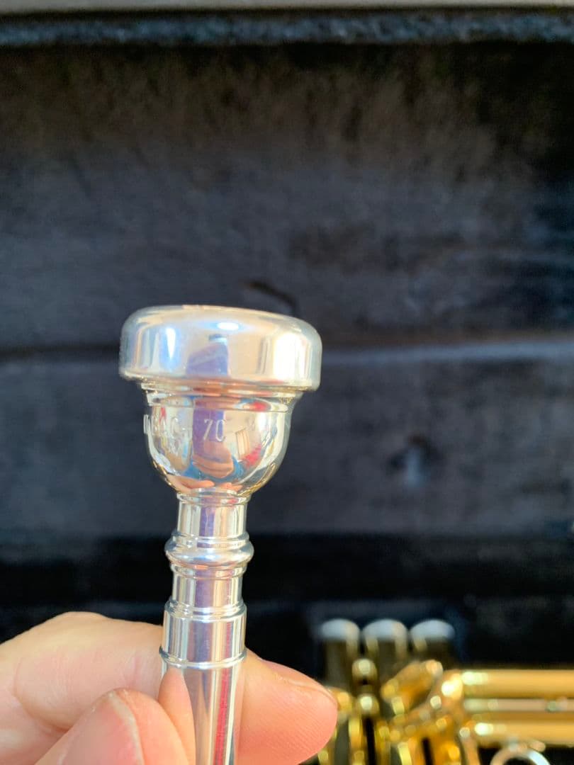 ヤマハ　トランペット　YTR-4335G　マウスピース2本　ミュート2本