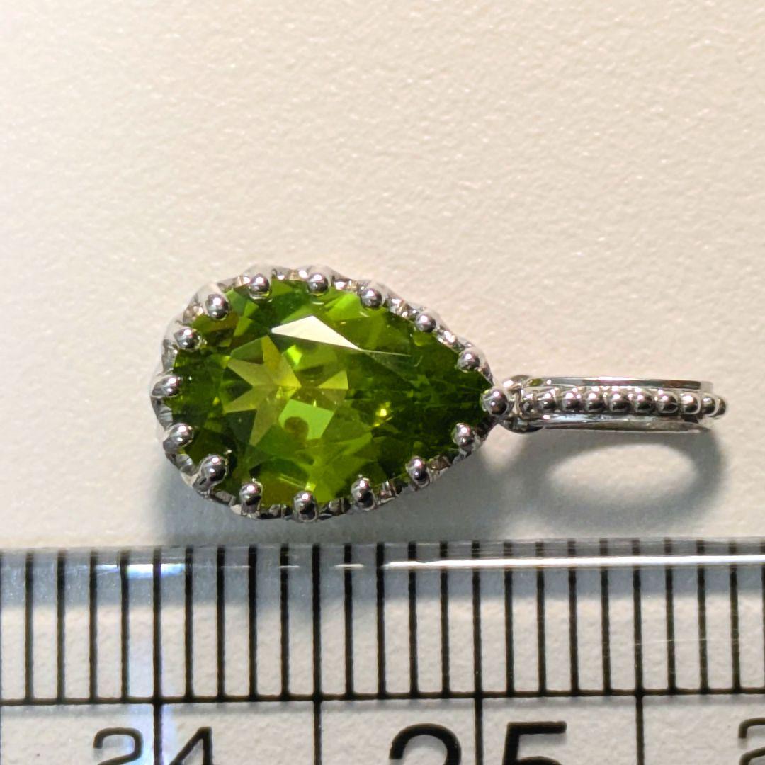 t*n様 K10 WG 高品質ペリドットペンダントトップ