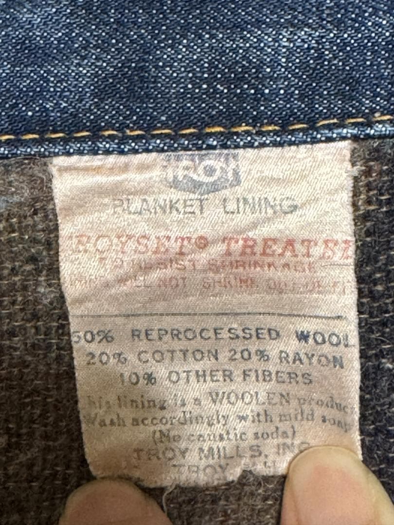 Levi's 70505 BigE ブランケット 刻印526 サイズ42位