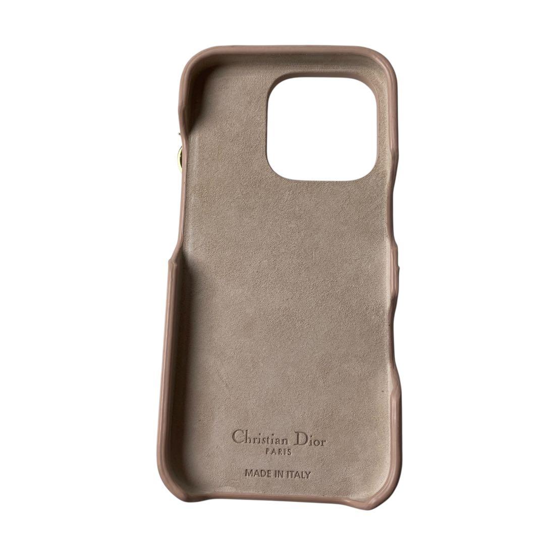 未使用 Lady Dior カナージュ iPhone15pro スマホケース