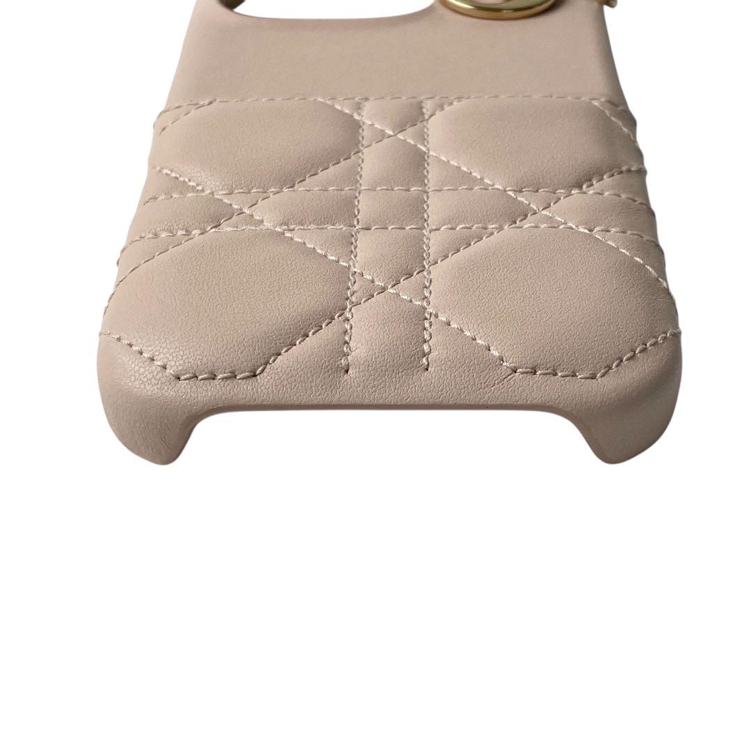 未使用 Lady Dior カナージュ iPhone15pro スマホケース