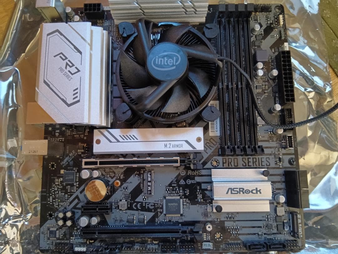 ASRock B560M PRO4 マザーボード+IntelCore7 11世代