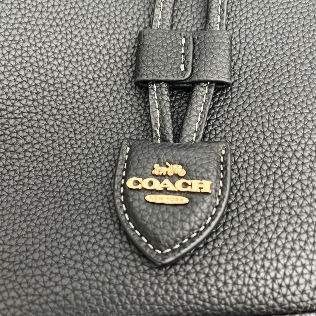 ★新品未使用★COACH コーチ ローアン バケット バッグ 黒 ブラック