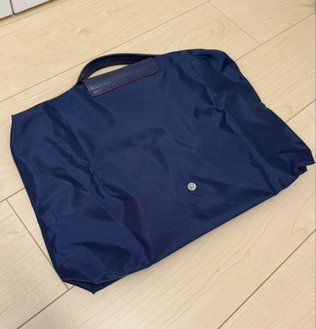 【超美品】ロンシャン ブリーフケース ネイビー ル・プリアージュ クラブ