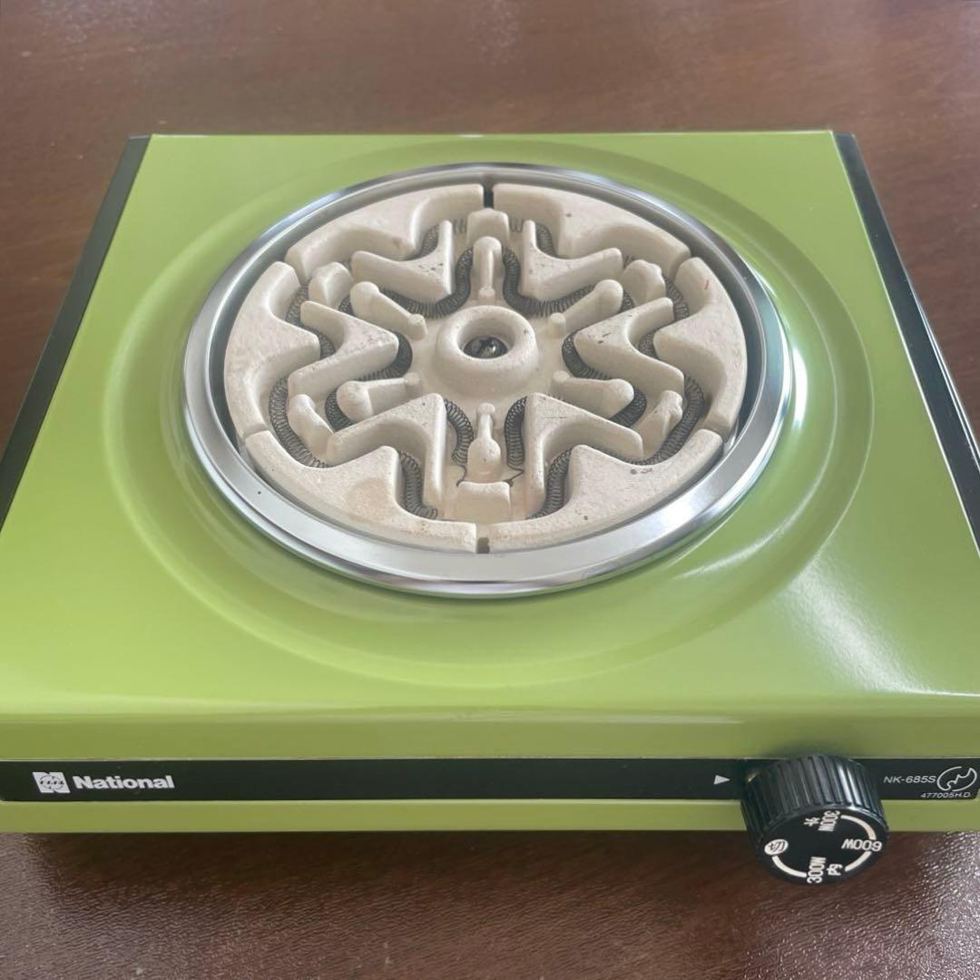 ナショナル 電気コンロ NK-685S 昭和レトロ