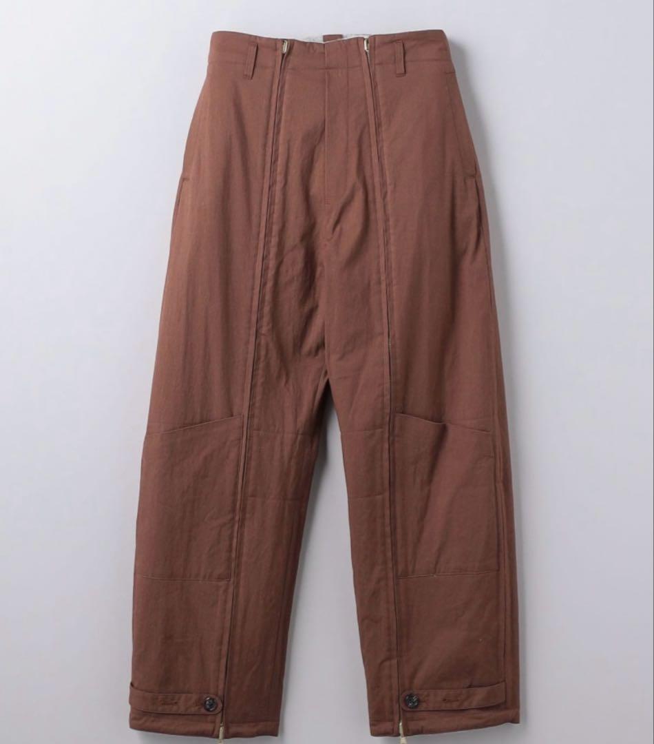 6 (ROKU) ボアジップパンツ 34サイズ