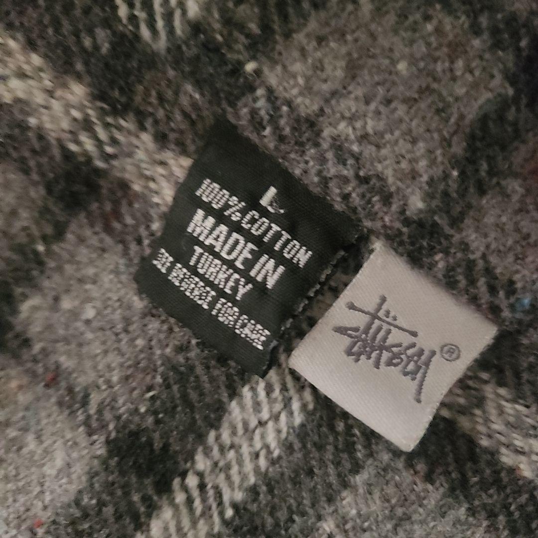 【人気トレンド】オールドステューシー 裏地チェック デニムジャケット