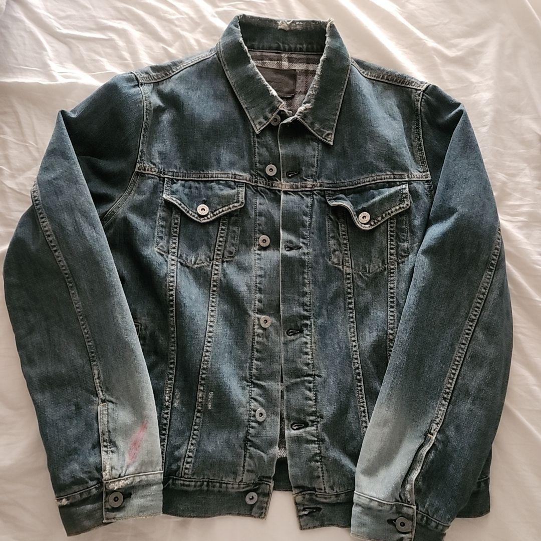 【人気トレンド】オールドステューシー 裏地チェック デニムジャケット