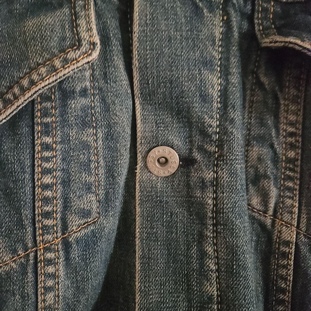 【人気トレンド】オールドステューシー 裏地チェック デニムジャケット