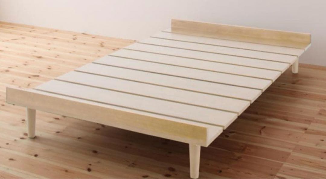 北欧デザイン すのこベッド Noora ノーラ フレーム シングル パイン材