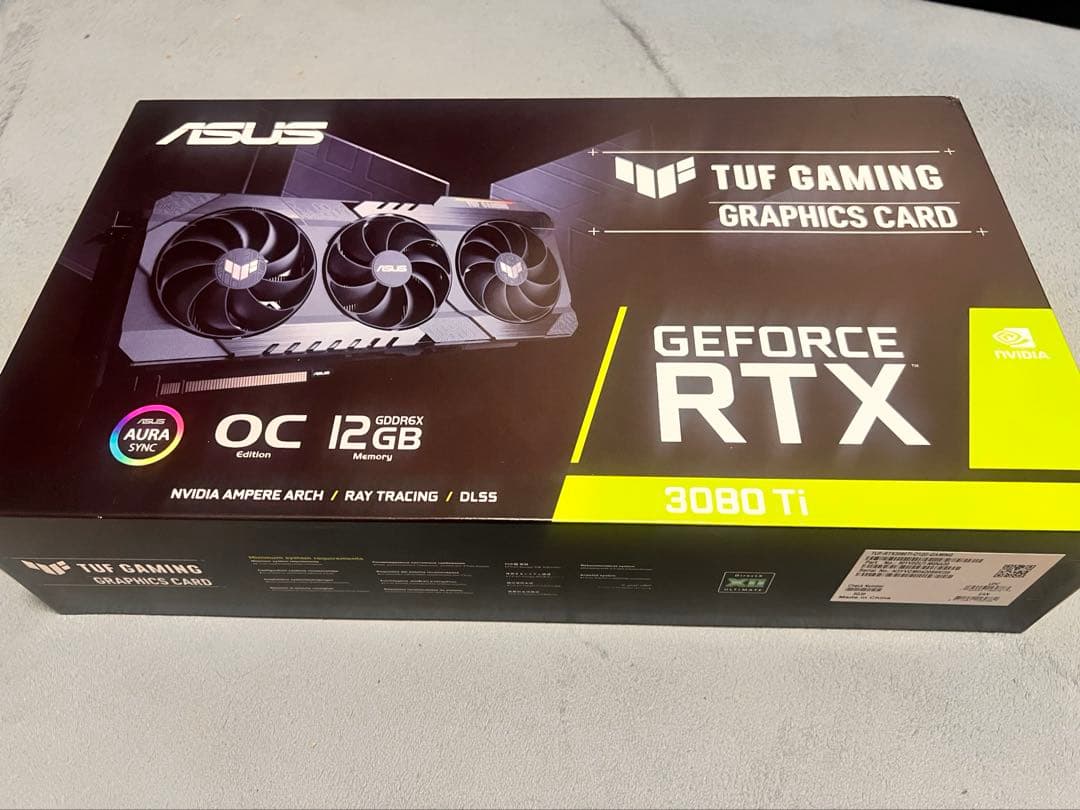 グラフィックボード・グラボ・ビデオカード ASUS TUF-RTX3080TI-O12G-GAMING