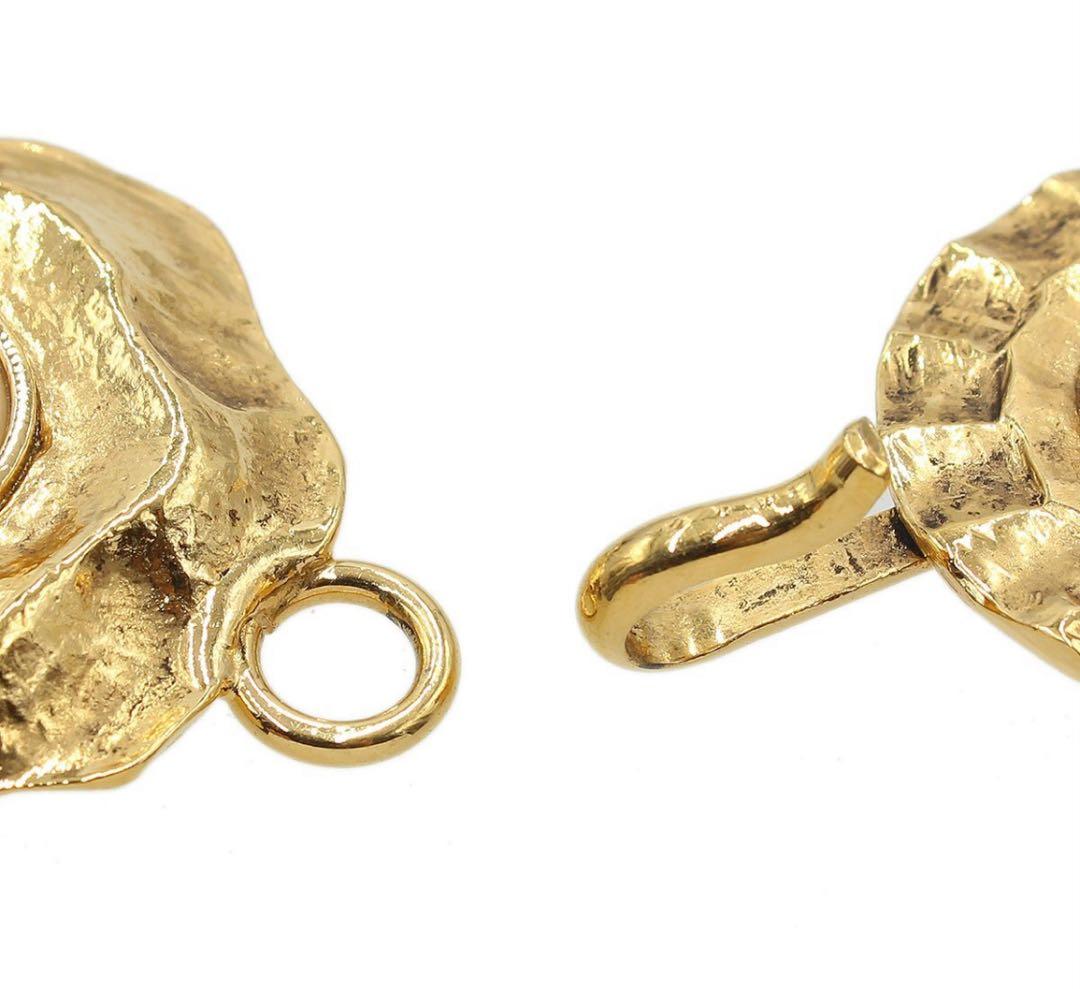 Q2943 美品 シャネル フェイクパール×グリポア　装飾 チェーンベルト