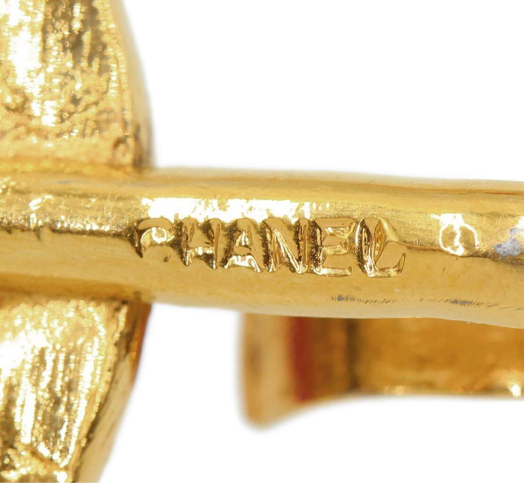 Q2943 美品 シャネル フェイクパール×グリポア　装飾 チェーンベルト