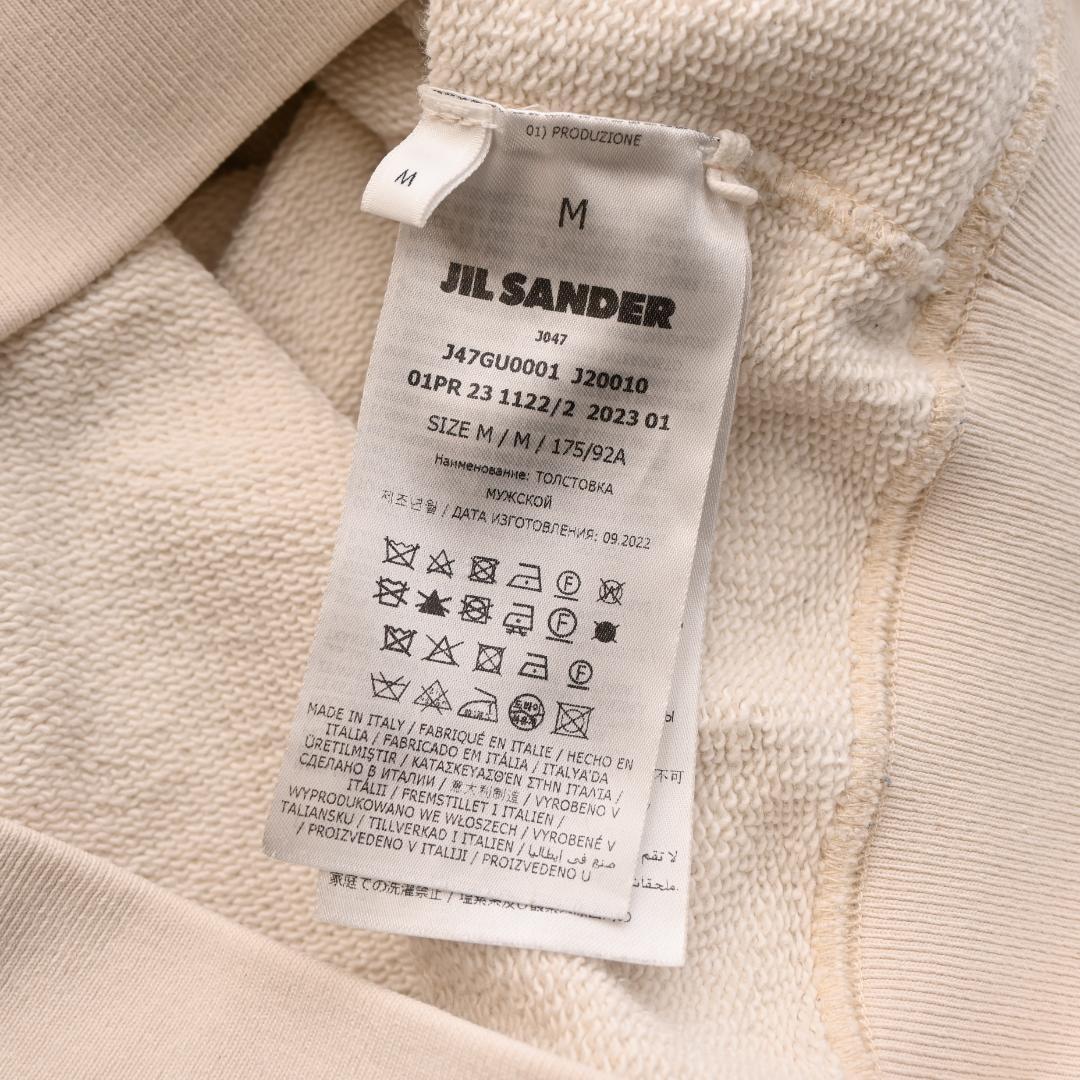 ヨ*1様 JIL SANDER+ ジルサンダープラス ロゴ スウェット M オフ