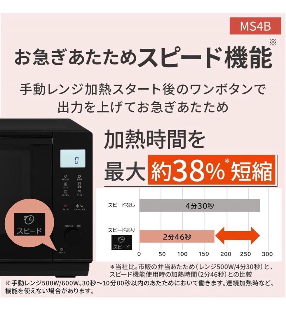 87　未使用　展示品　オーブンレンジ　パナソニック　NE-MS4　24年製