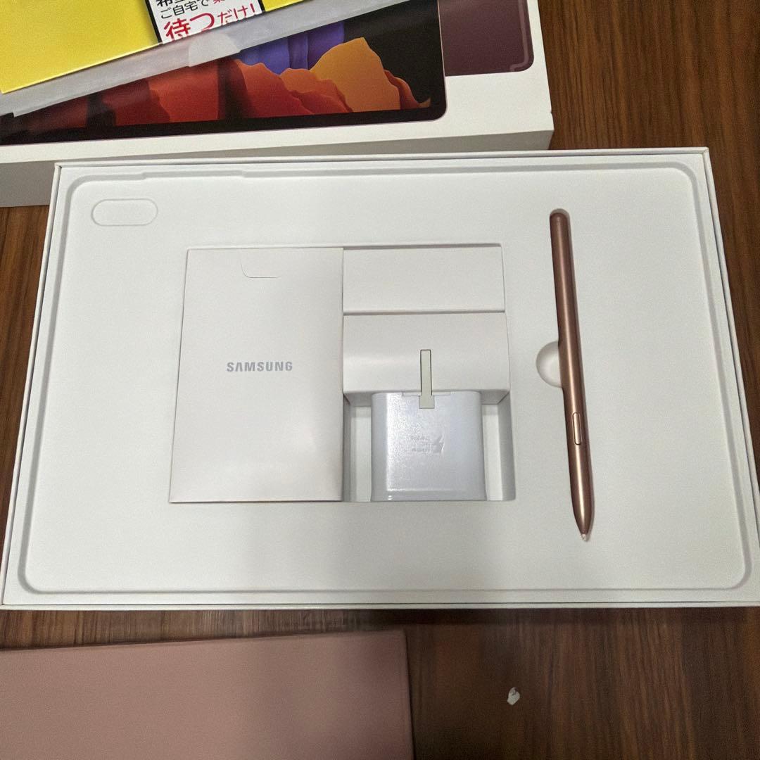 Galaxy Tab S7+ ピンク 本体+純正ケース+高速SD256GBセット