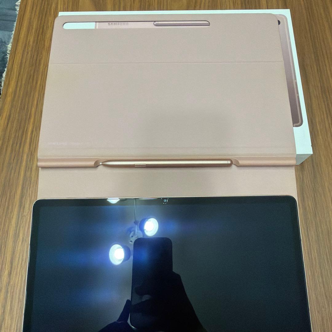 Galaxy Tab S7+ ピンク 本体+純正ケース+高速SD256GBセット