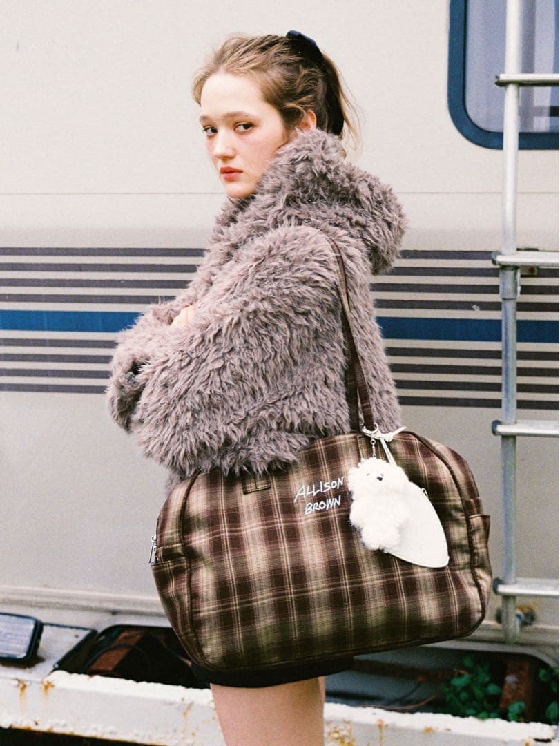 HOLIDAY CANVAS BAG アリソンブラウン