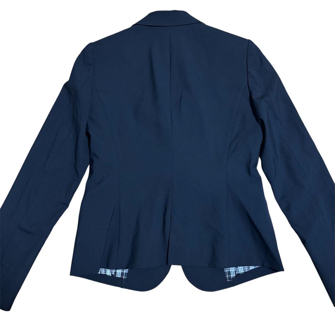 【美品】バーバリーブルーレーベル スカートスーツセットアップ チェック 黒　38