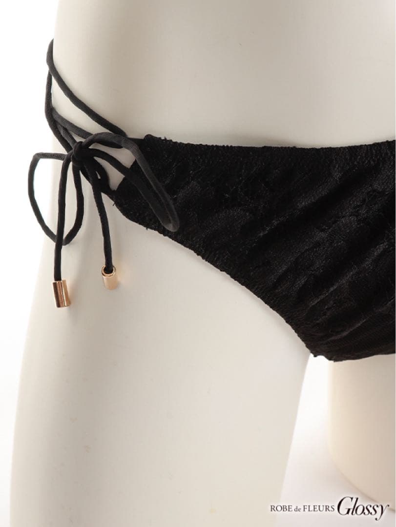 ローブドフルール　Lacy zip swim wear